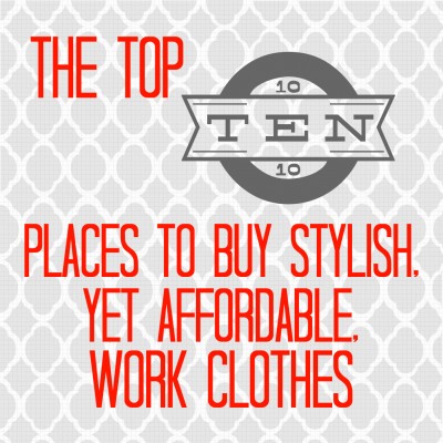 affordable work clothes